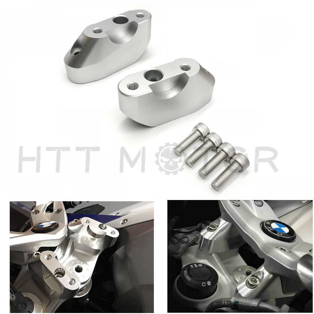 Up 28mm Handlebar Bar Riser Kit Higher Extend Adapter Fit BMW R1200RS 15-18