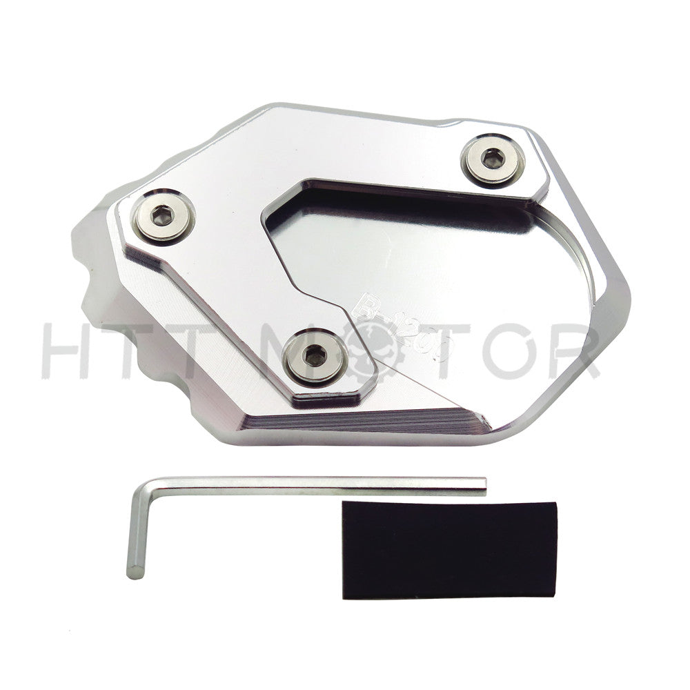 HTTMT- NiceCNC Side Stand Kickstand Pad Extension Plate for BMW R1200GS LC 2013-2018??BLUESILVER