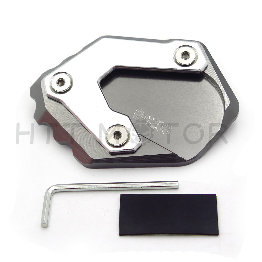 HTTMT- Kickstand Side Stand Enlarge Extension Pad for BMW R1200GS LC ADV 2013-2018 GRAY