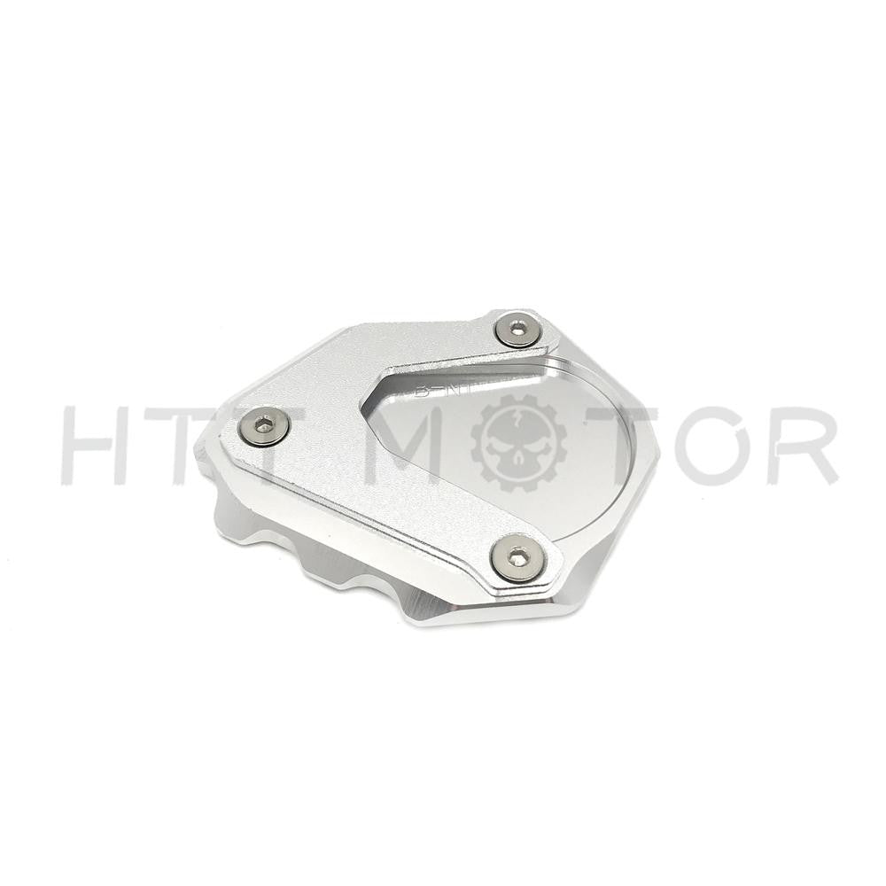 CNC Side Stand Kickstand Pad Extension Plate for BMW R NineT Nine T 2014-2016 Silver