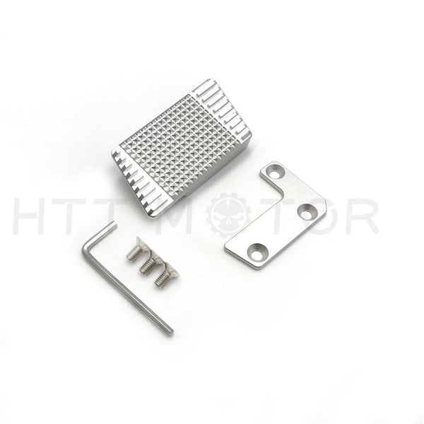 Brake Lever Pad Extension Enlarge Extender for BMW s1000r s1000rr hp4 15-18 Silver