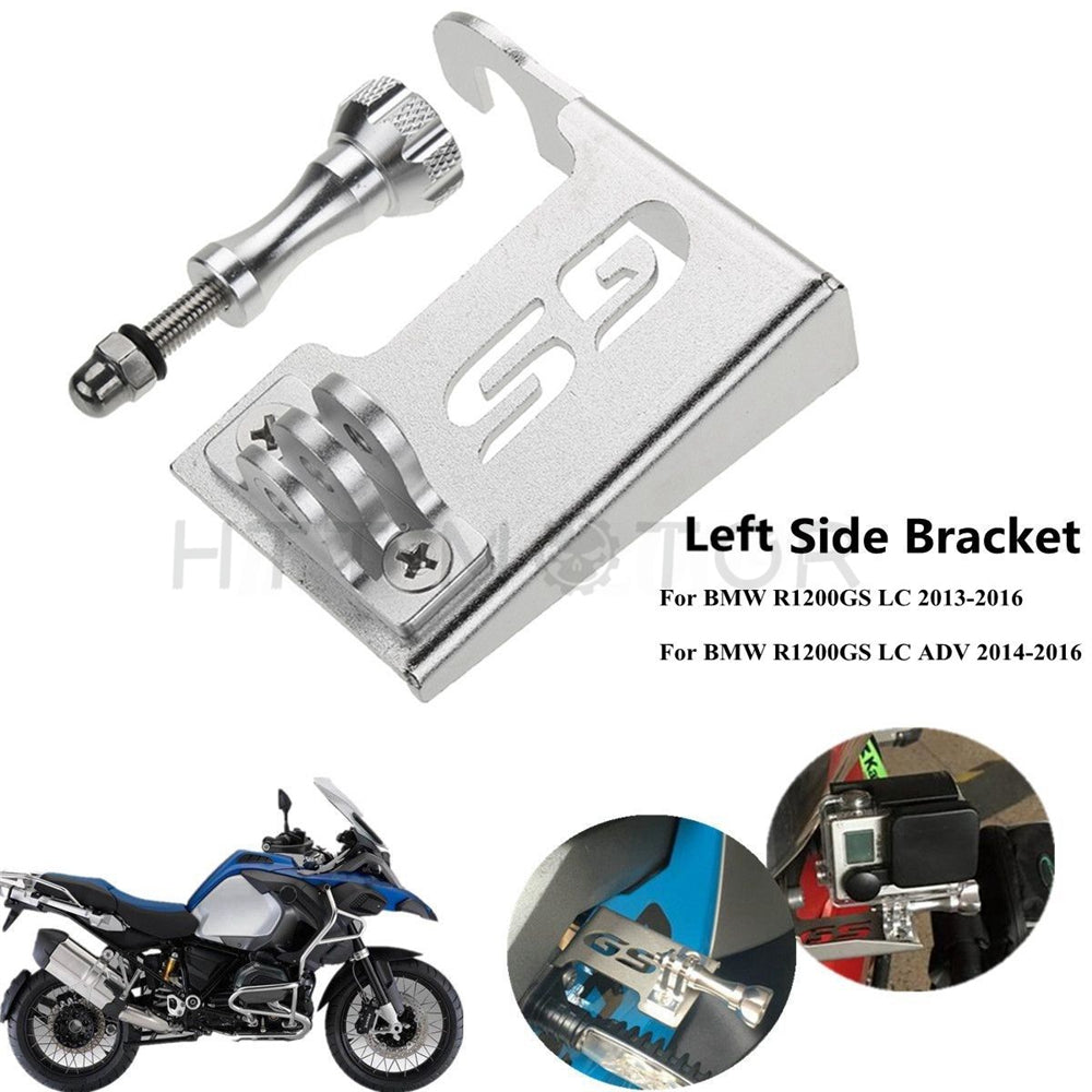 HTTMT- Front Left Bracket Stand for Go Pro Camera for BMW R1200GS LC 13-18 & ADV 14-18