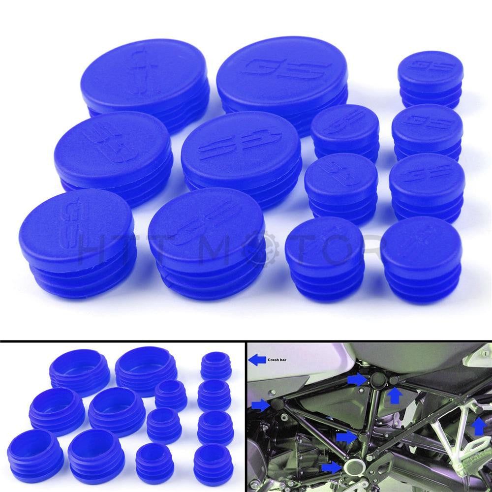 Frame Hole Caps Decor Cover Plugs Kit For BMW R1200GS/LS/ADV 2013-2016 Anti Mud