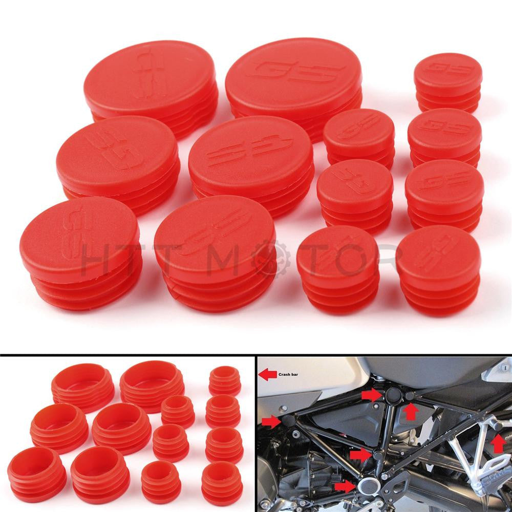 ABS Plastic Frame End Caps Set Cover for BMW R1200GS LC ADVENTURE ADV 2013-2016