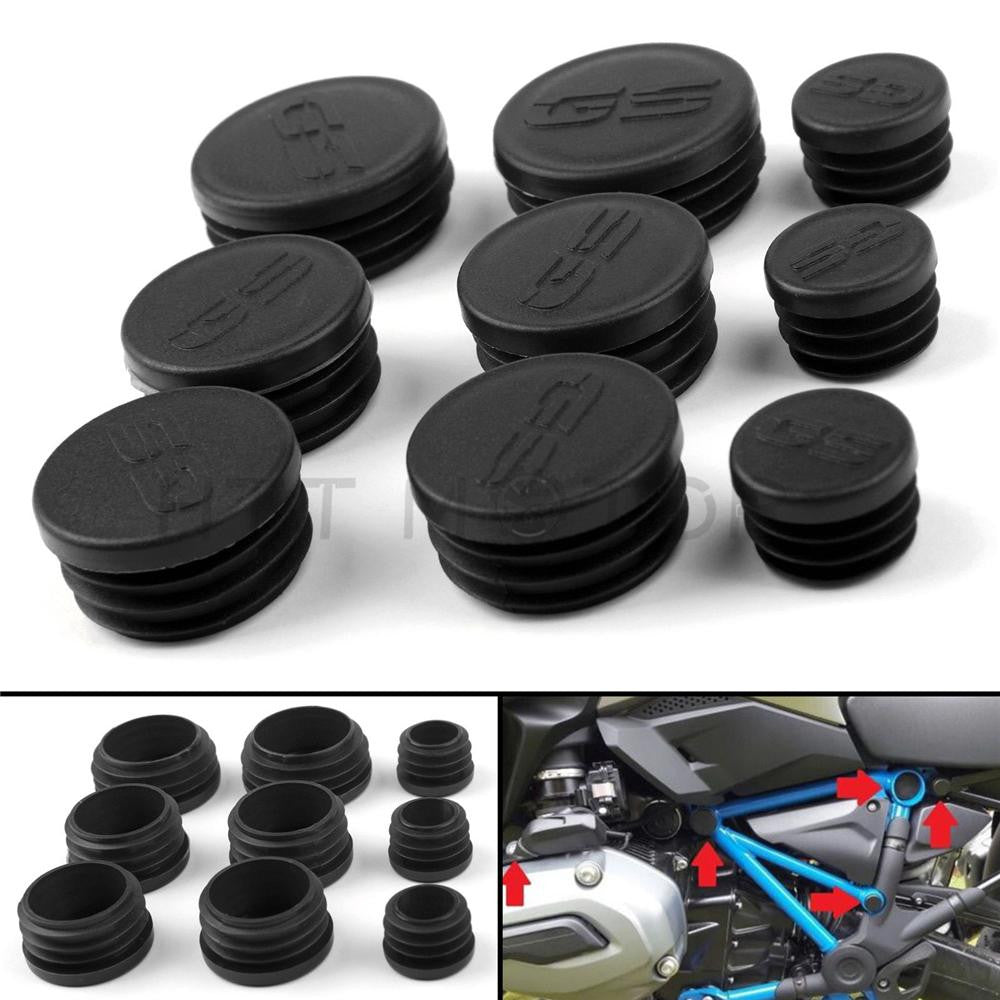 Frame Plug Set ( 9 caps ) for BMW R 1200 GS LC "RALLYE" Edition ( ?? 2017)