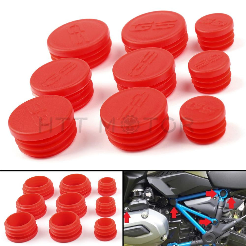 ABS Plastic Frame End Caps Set Cover for BMW R1200GS LC ADVENTURE ADV 2017-2018