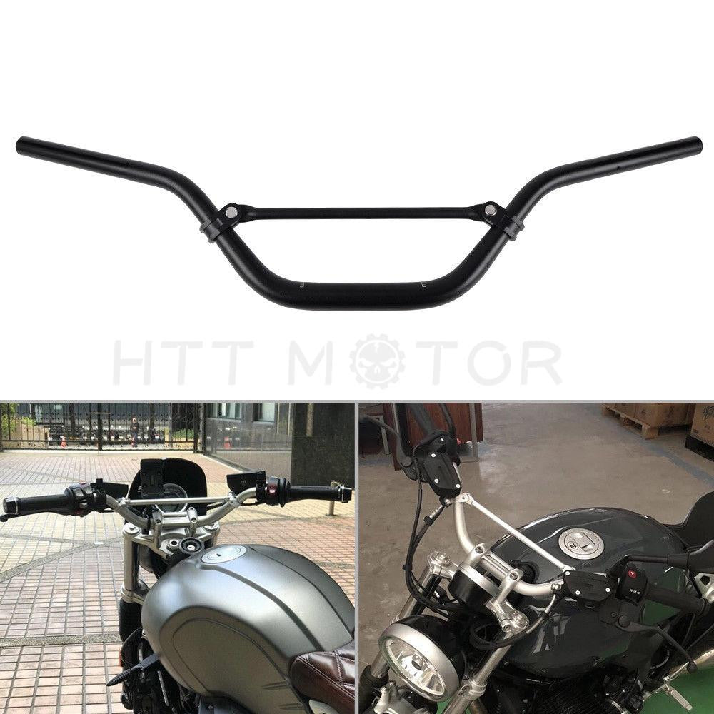 Custom handlebar Mounts for BMW RnineT Pure Scrambler Urban G/S von Baujahr Black