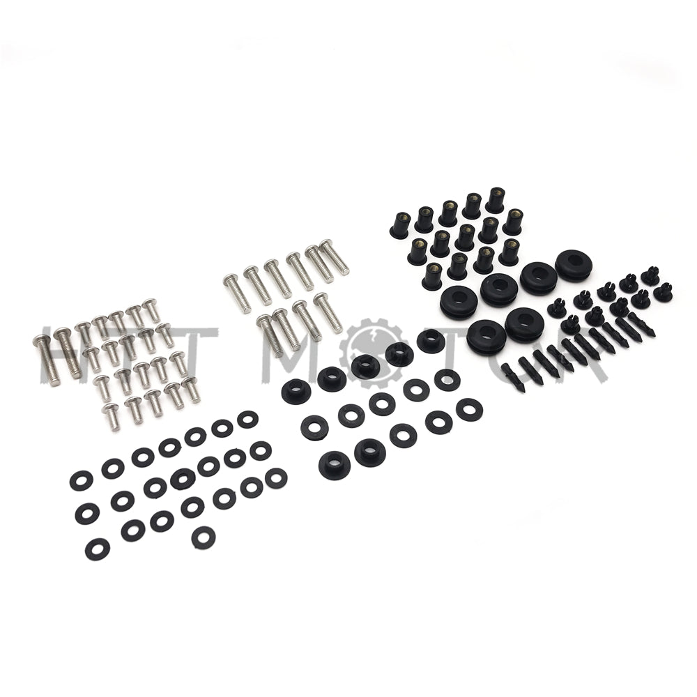 HTTMT- Fairing Bolt Kit Screws Bolts Stainless Fastener For Kawasaki Ninja ZX-6R 03 04