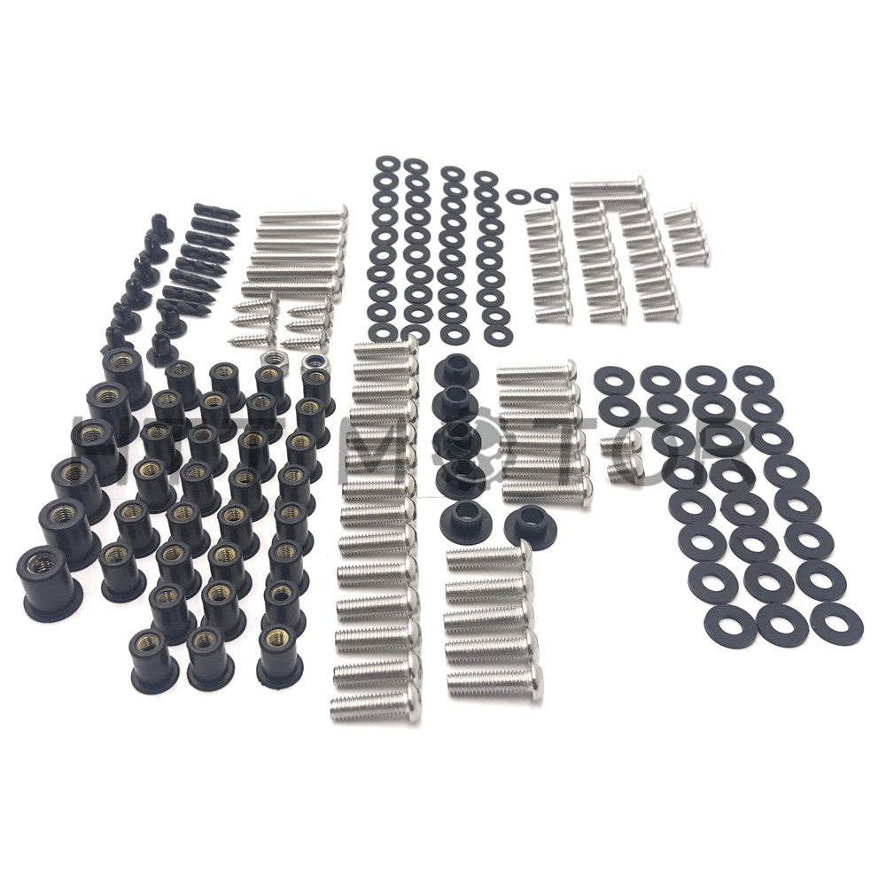 HTTMT Motorcycle Fastener Kit US-TGHD-BOT-K006-CD 179 PCs Fairing
