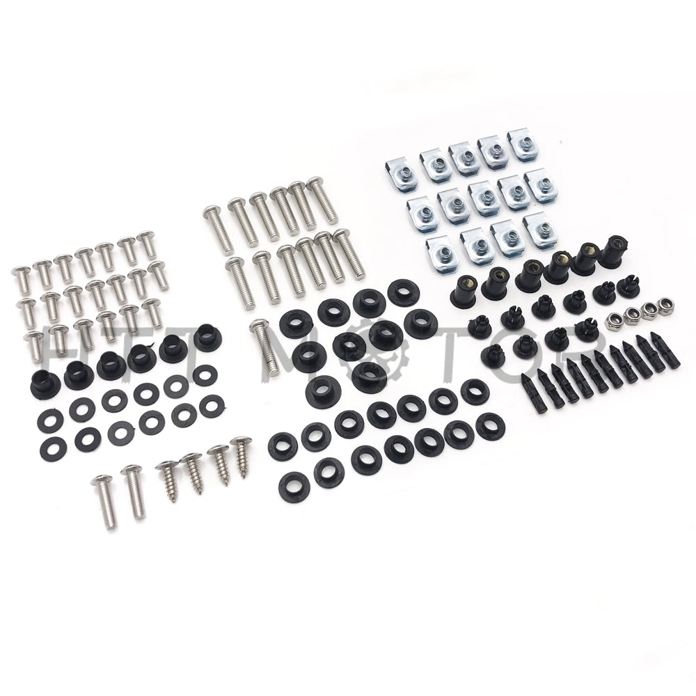 HTTMT- Complete Fairing Bolt Kit Screws Bolts Fastener For Suzuki GSXR1000 2001 2002