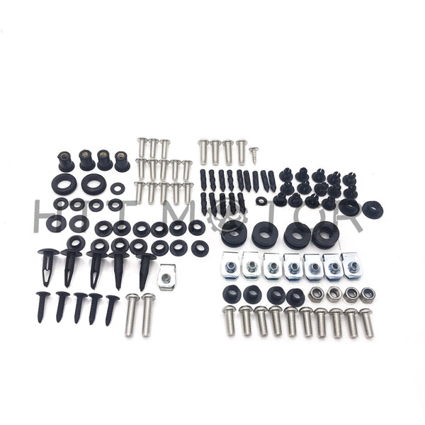 HTTMT- Stainless Steel Fairing Bolt Kit Body Bolt Washer For Suzuki GSX-R 600 750 04-05