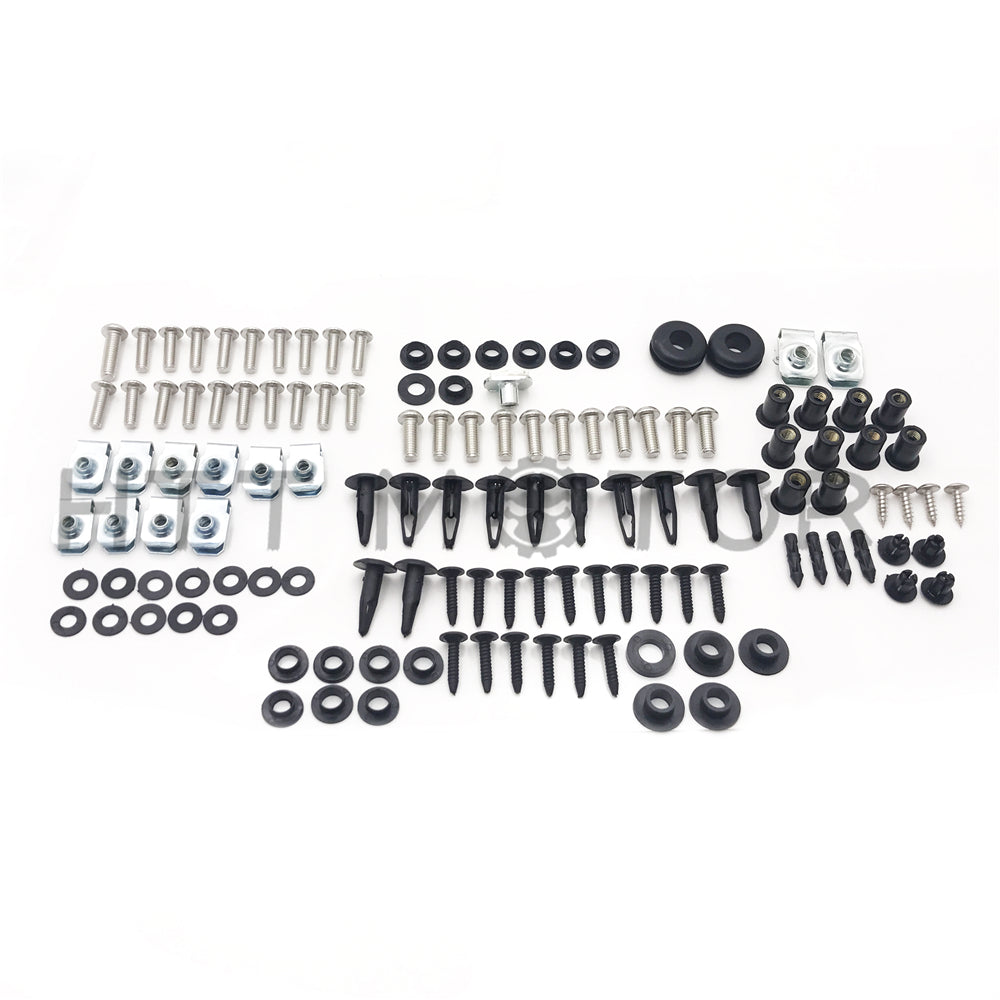 HTTMT- 109Pcs Fairing Bolt Kit Body Work Screws For Suzuki GSX-R 600 750 06 2007 CD BK