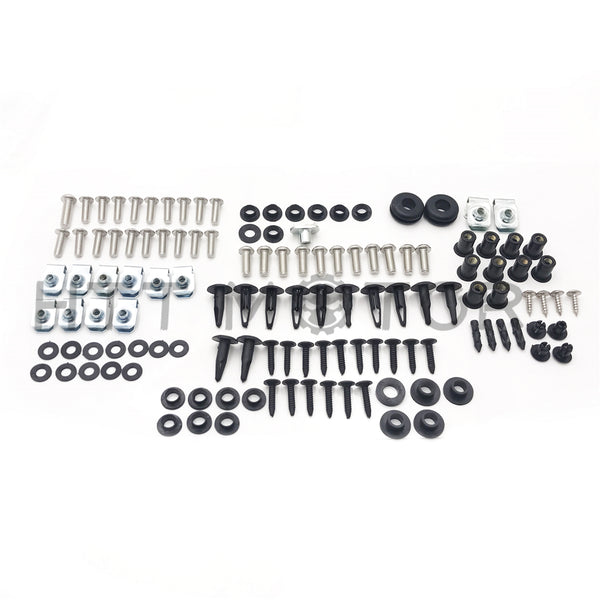 HTTMT- 109Pcs Fairing Bolt Kit Body Work Screws For Suzuki GSX-R 600 750 06 2007 CD BK