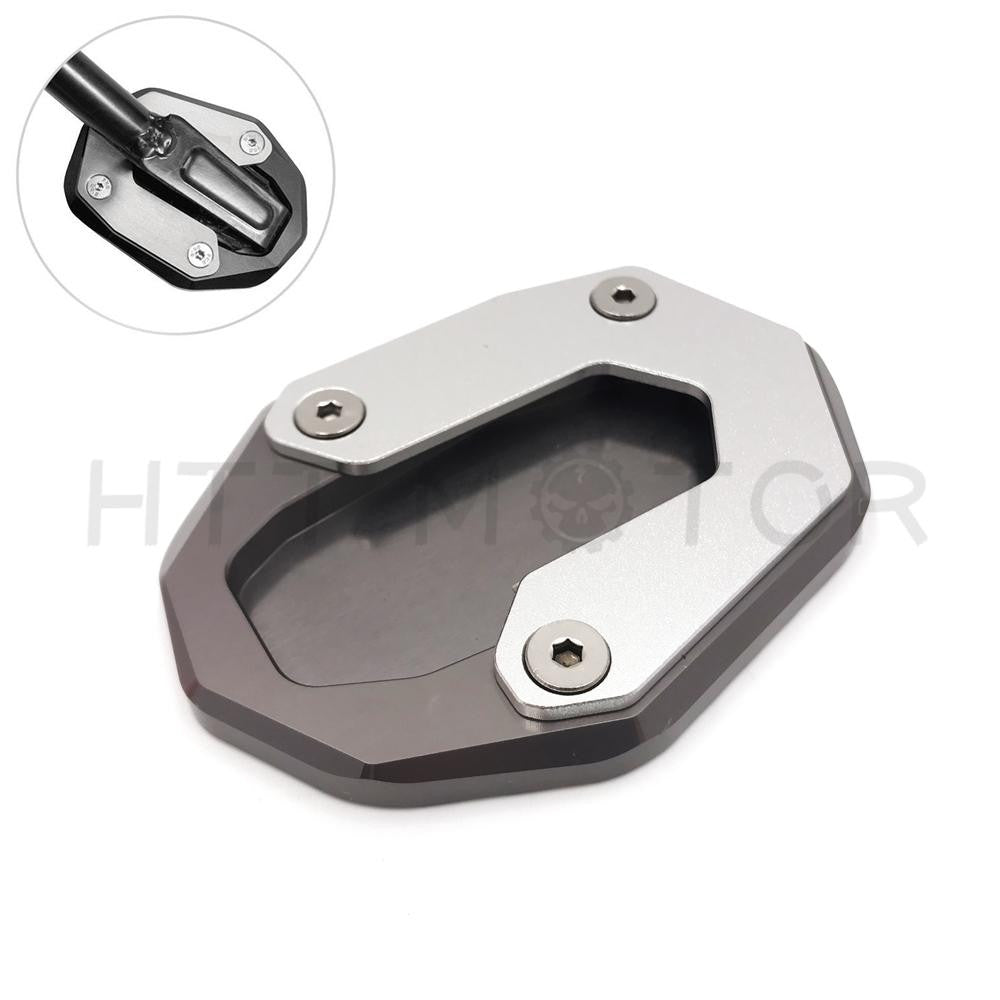 CNC Side Stand Extension Pad Plate Enlarge For Ducati Scrambler 800 2015-2018