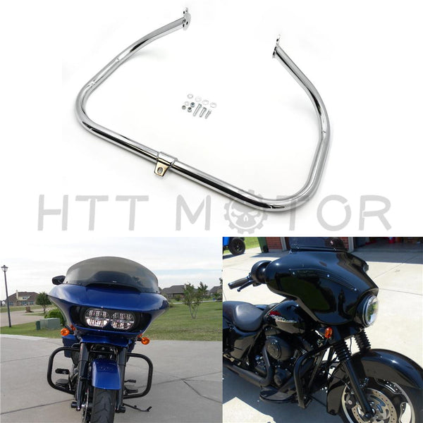 Chrome Engine Guard Harley FL Touring Highway Crash Bar 09-18 Replace 49050-09A
