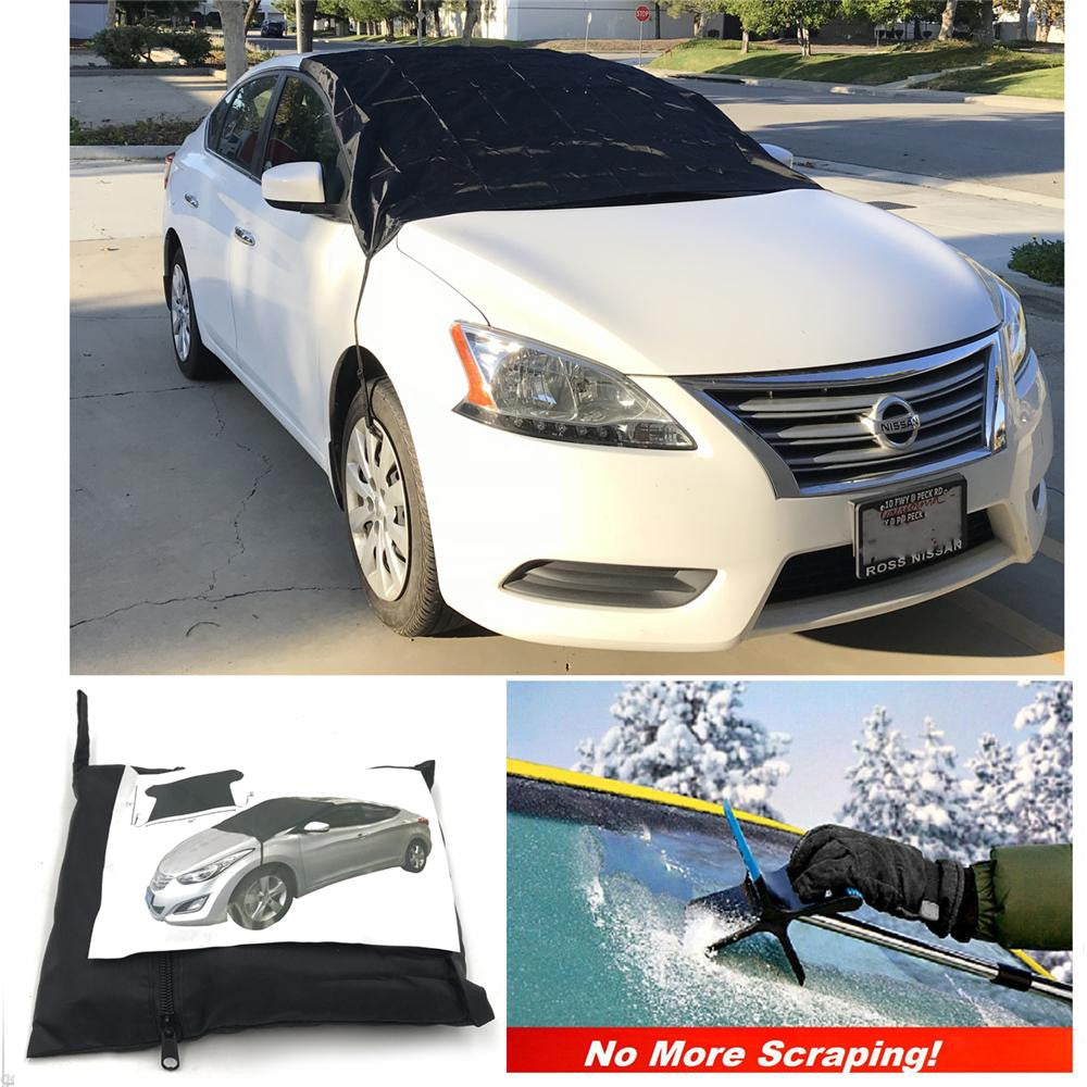 Car SUV Front Window Foldable Snow Ice Frost&Sun Shade Protector Cover Block New