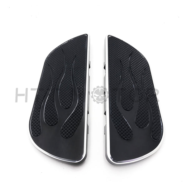 HTTMT- Alumnium Front Driver Stretch Floorboard FootRest For Harley Touring 86-16 Pair