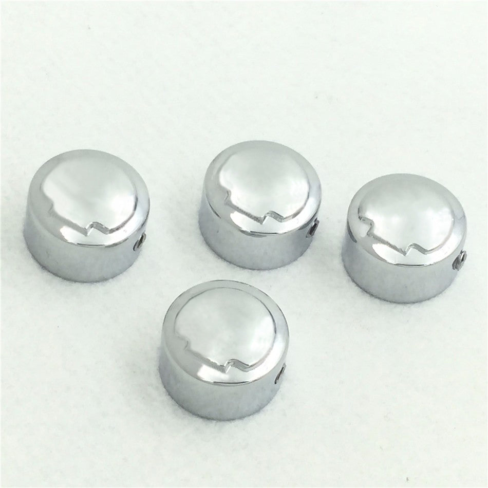 HTT Motorcycle Chrome Zombie Skull Engraved Bolts Toppers Caps Fits Harley Davidson 1986-later XL 2008-2013 XR 1985-1999 Evolution 1340 1999-later Twin Cam models Dyna Softail Road King FLH