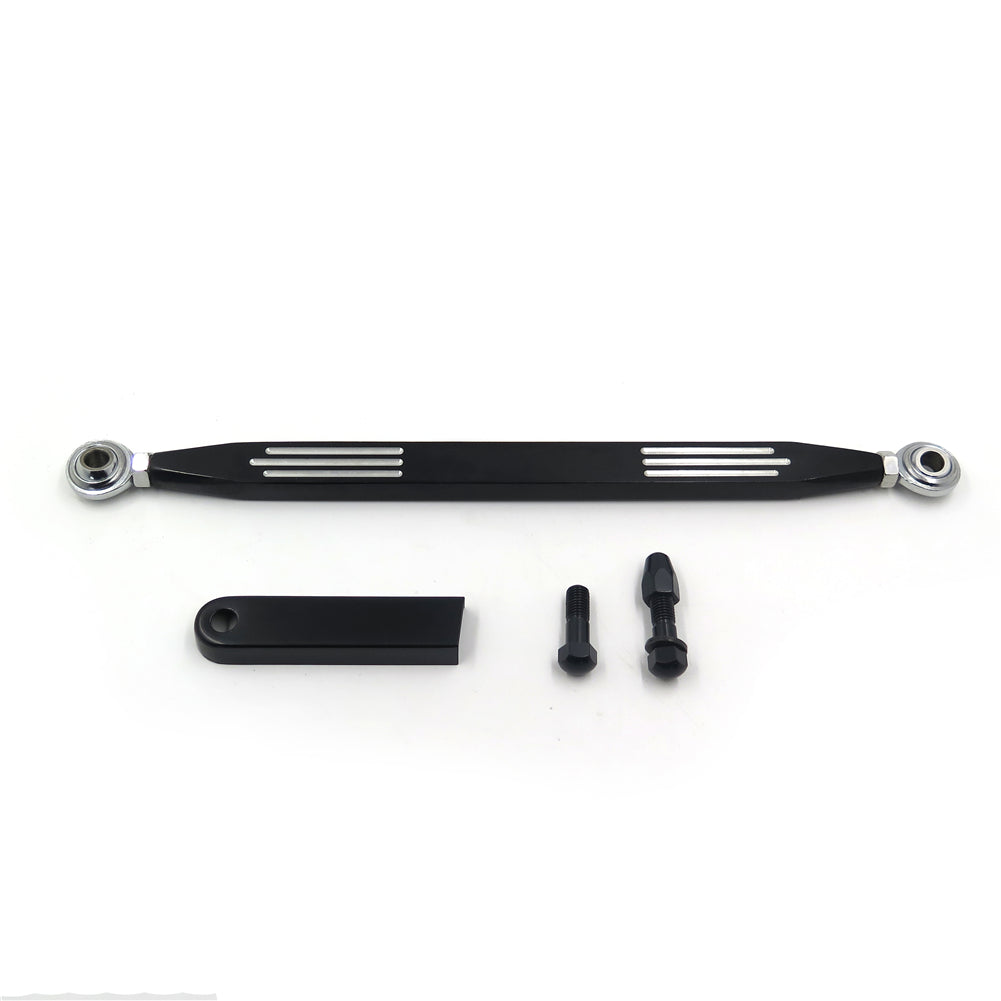 HTT Motorcycle Parts Black CNC Shift Linkages "Horlay Davidson" Engraved Emblem For Harley Davidson Bad Boy FXSTSB FLSTSB Fat Boy FLSTFSE FLSTFSE2 CVO FXSBSE Electra Glide FLHTCSE FLHTCSE2 FLHTKSE