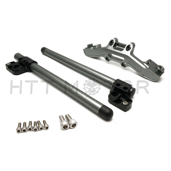 HTTMT- Adapter Separate Adjustable Riser Lower Handlebar for Ducati Scrambler 2015-2017