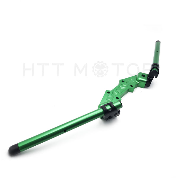 HTTMT- CNC Clipon Adapter Plate & 22mm Handlebar Kit For Kawasaki Z800 2013-2018 GREEN