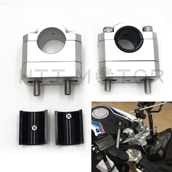 2X 22-28MM HandleBar Handle Fat Bar Mount Clamp Riser For Honda CB500X 2013 2014