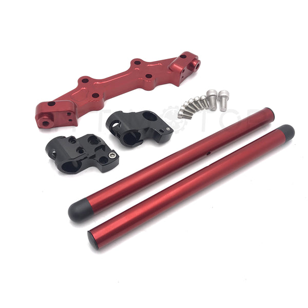 HTTMT- New Clip-On Adapter Plate Handlebars Set For Yamaha MT-07 FZ-07 2014-2017 Black