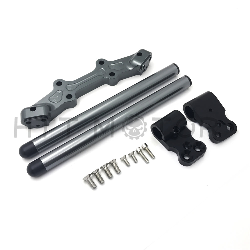 HTTMT- Clip-On Adapter Plate & Handlebars Set For Yamaha MT-07 FZ-07 2014-2017 Gary