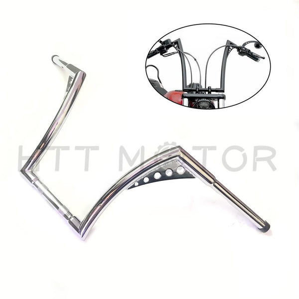 12" Rise 1 1/4" Ape Hangers Handlebar Fits Harley Davidson Softail Sportster XL