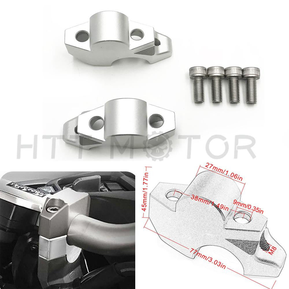 ?28mm Handlebar Riser Moves 35mm Up 10mm Backward For 17-19 HONDA XADV X-ADV 750