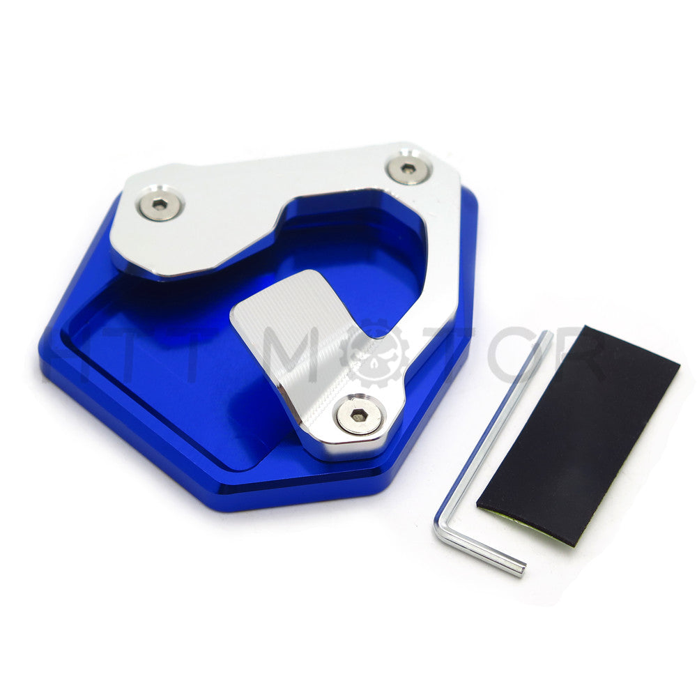 HTTMT- Side Pad Kickstand Stand Extension Plate For Honda CRF1000L Africa Twin 16-17 BLUE