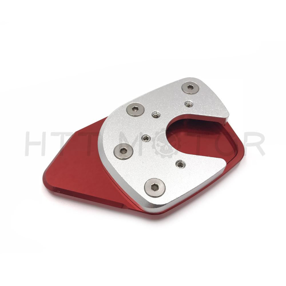 CNC Kickstand Side Stand Extension Plate Pad For Honda X ADV 750 2017-2018 RED