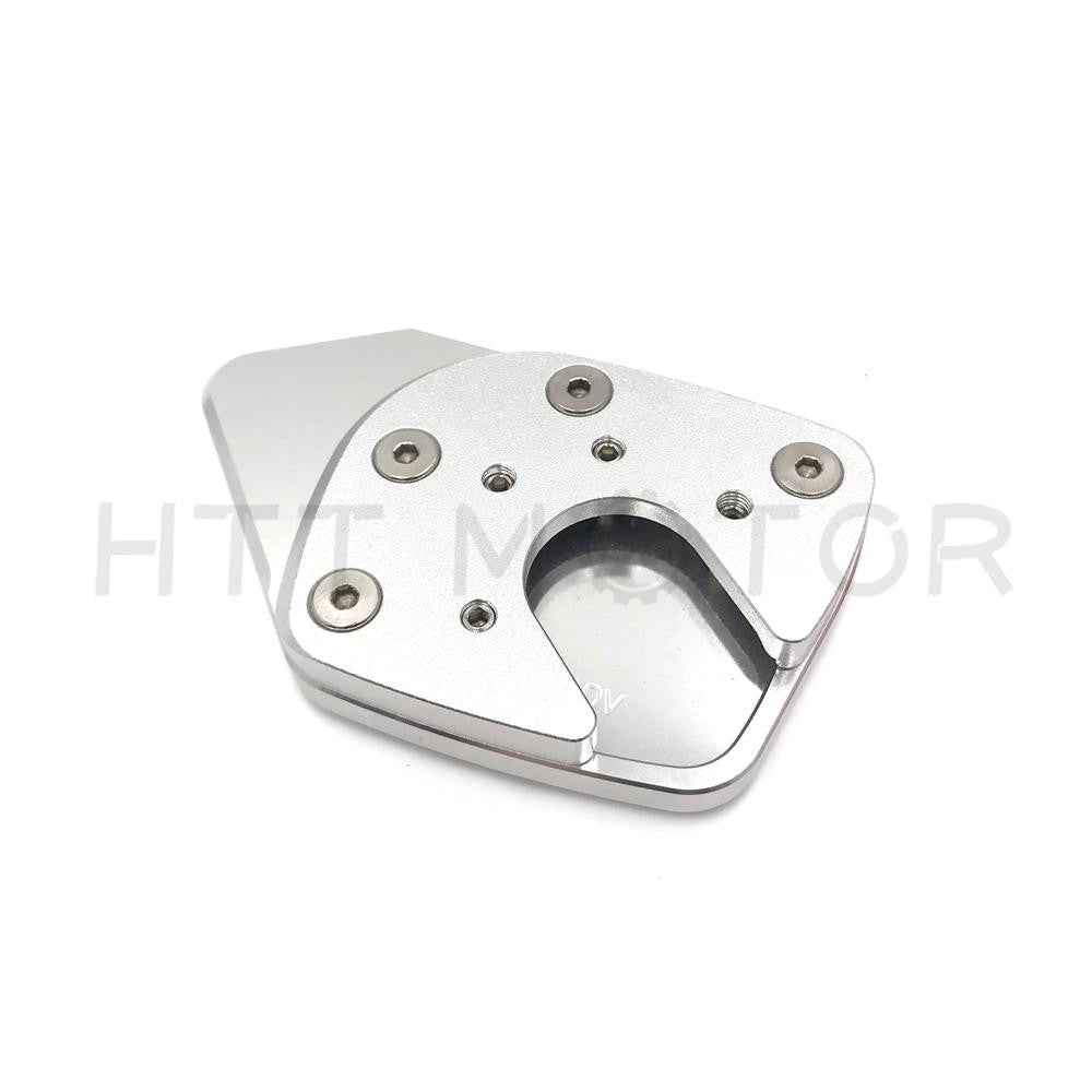 CNC Kickstand Side Stand Extension Plate Pad For Honda X ADV 750 2017-2018 SILVER