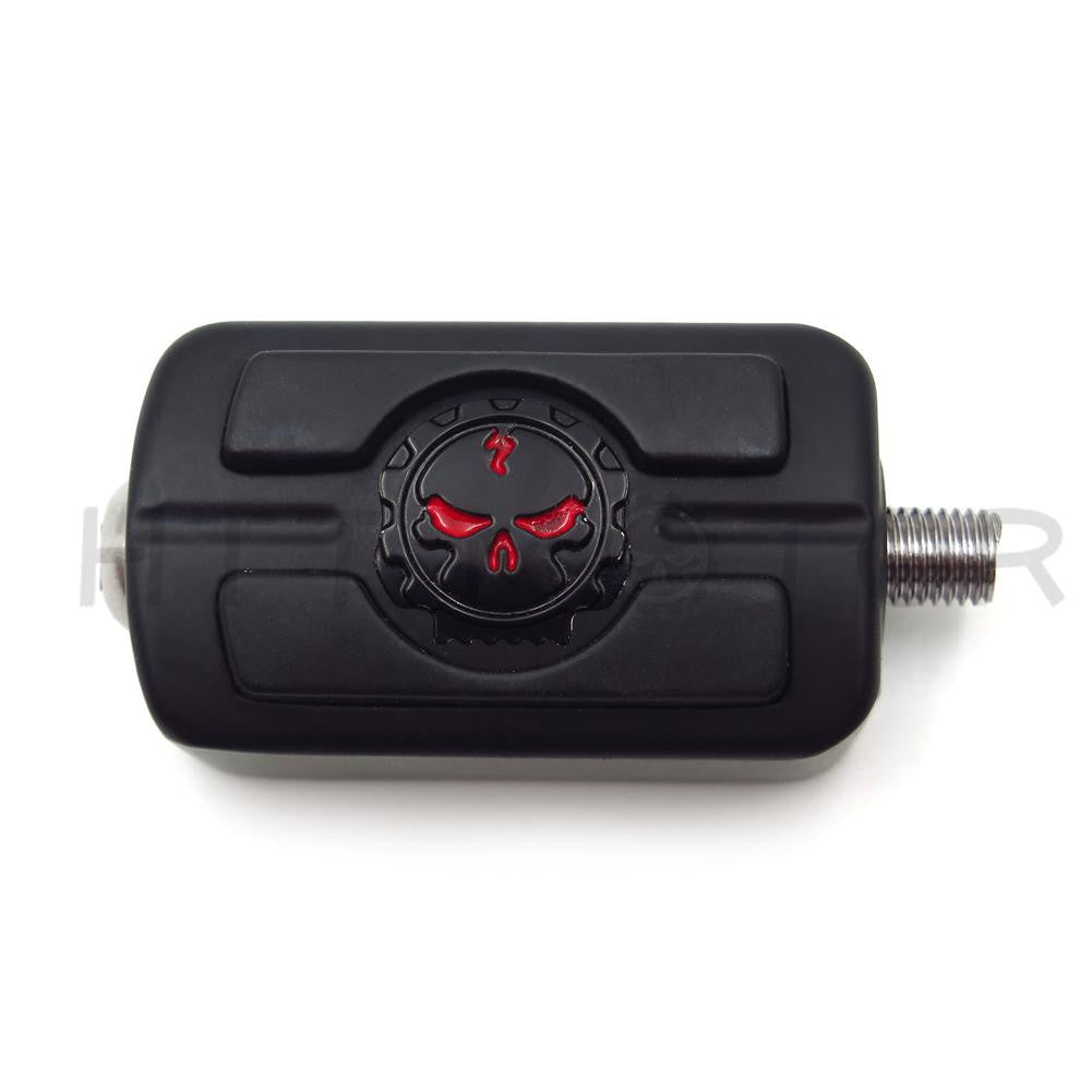 .Skull Shifter Peg For Harley Wide Glide FXWG XLH Sportster XR 1000 BLACK