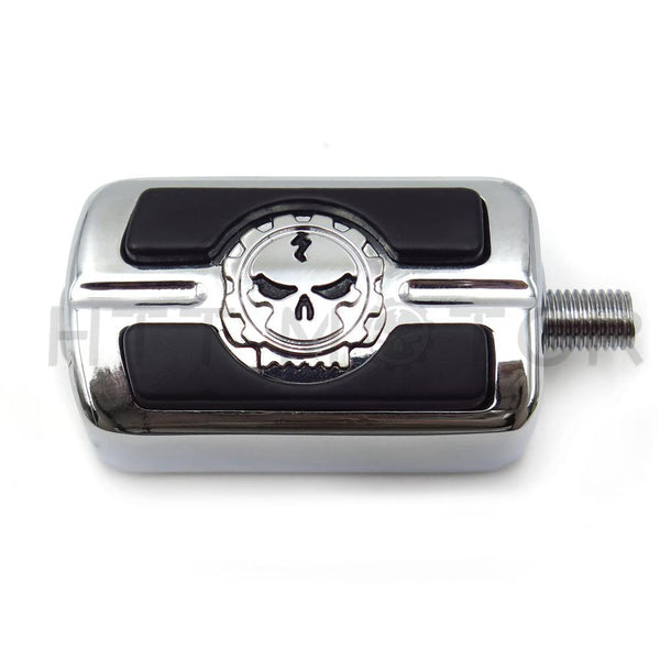 .Skull Shifter Peg For Harley Electra Wide Super Low Glide Softail XLX CHROMED
