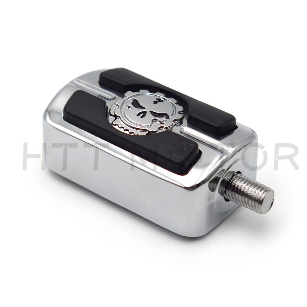 .Skull Shifter Peg For Harley Street Bob FXDB SuperLow 1200T Tour Glide CHROMED