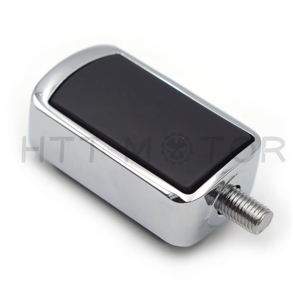 MOTORCYCLE SKULL FOOT PEG PEDAL FOR HARLEY DAVIDSON DYNA V-ROD CVO SOFTAIL 87-14