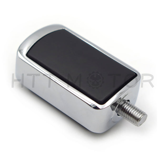 MOTORCYCLE SKULL FOOT PEG PEDAL FOR HARLEY DAVIDSON DYNA V-ROD CVO SOFTAIL 87-14