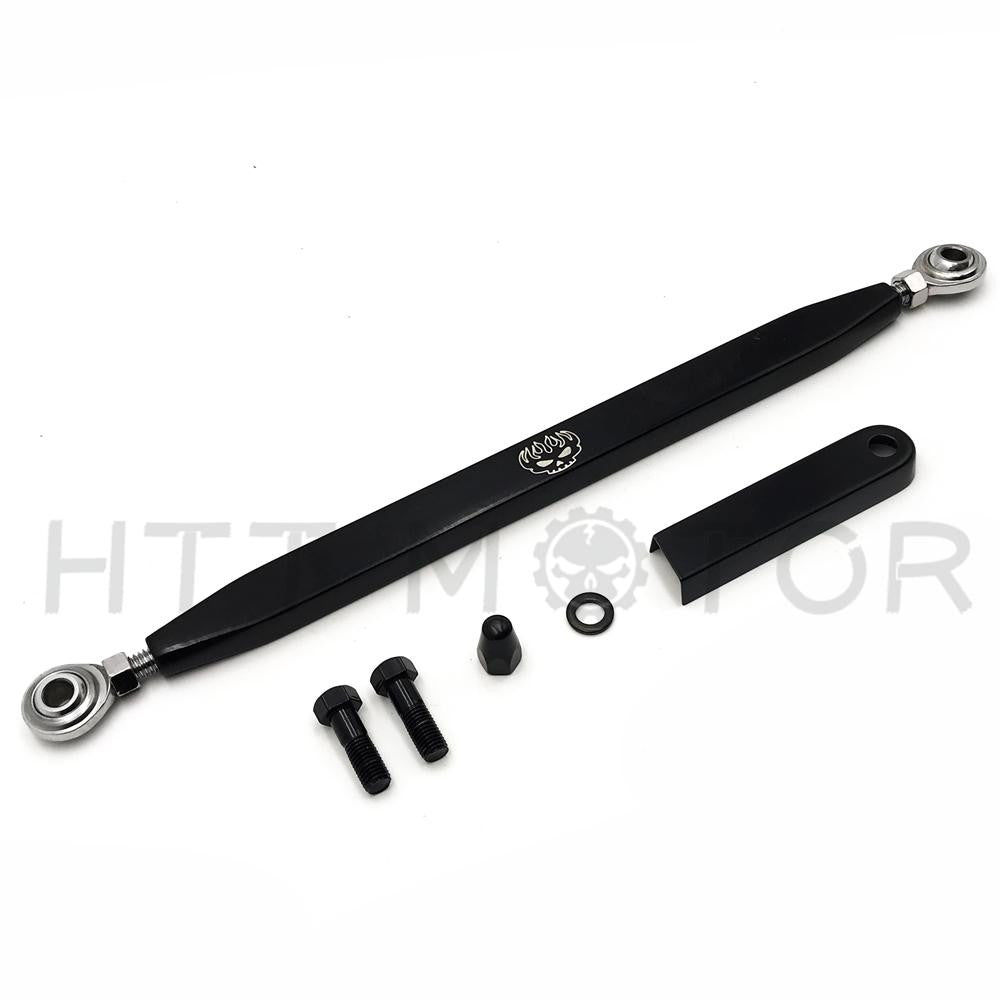 HTT Motorcycle Black Flame Skull Engraved Shift Linkage For Harley Davidson CVO Street Glide CVO Ultra Classic Electra Glide Heritage Softail Classic Bad Boy FXSTSB Blackline FXS