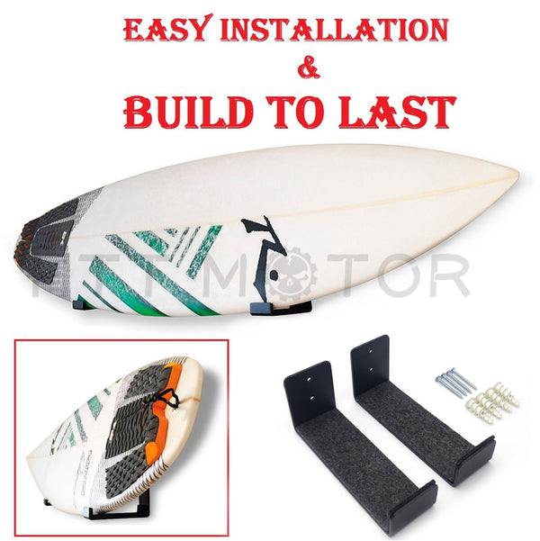 HTTMT- Surfboard / Wakeboard / Kiteboard /Ski Board Storage Wall Hanger Rack Organizer