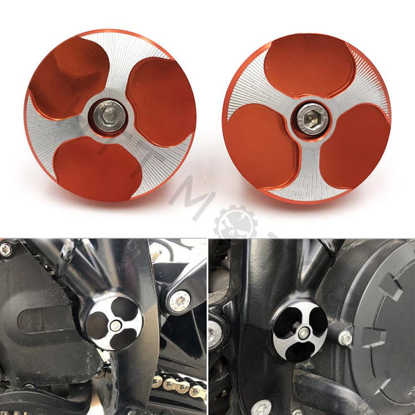 2x Frame Hole Insert Cover Cap Plug Kit Fit KTM 1290 Super Adventure 2015-2018