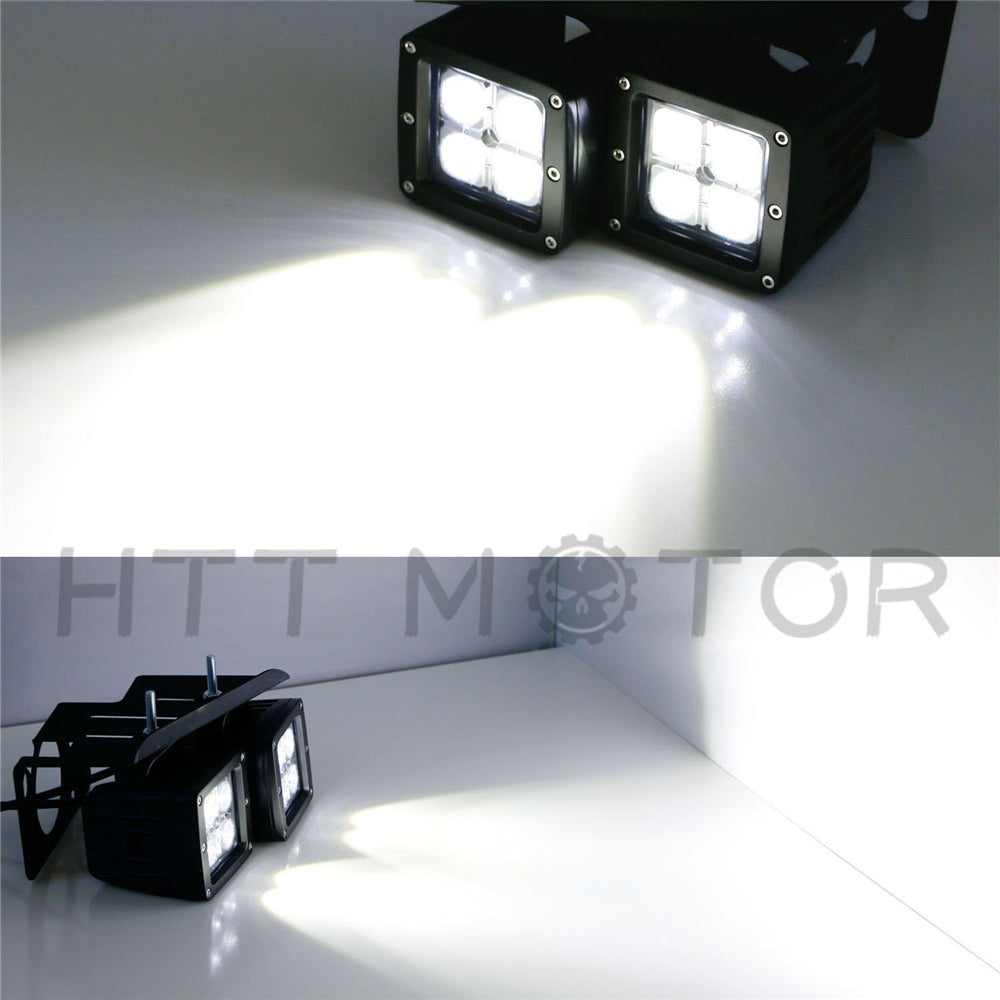 HTTMT- CREE LED Pod Foglight Bracket Wire For 07-May-14 Chevrolet Silverado 2500 3500 HTTMT- CREE LED Pod Foglight Bracket Wire For 07-May-14 Chevrolet Silverado 2500 3500