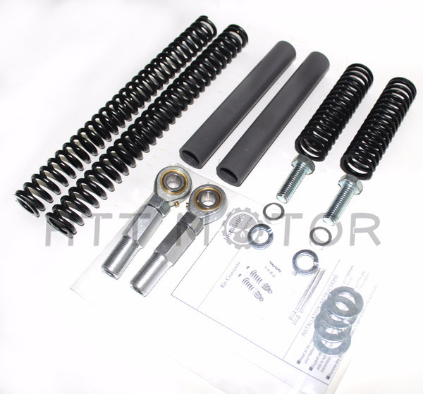 HTTMT- Drop-In Fork Lowering 1-2" suspension lowering kit For 89-99 Harley 41mm Softail
