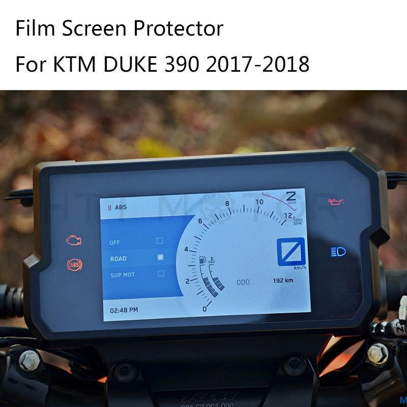 For KTM DUKE 390 2017-2018 Dashboard / Speedo Screen Protector Film Screen