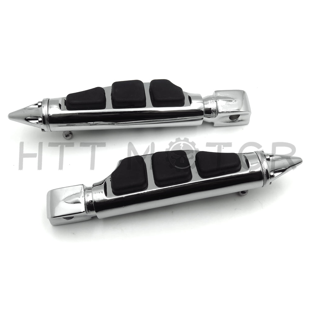 Stiletto spike Footpegs Rear For Kawasaki Vulcan 900 Classic Suzuki Boulevard M95