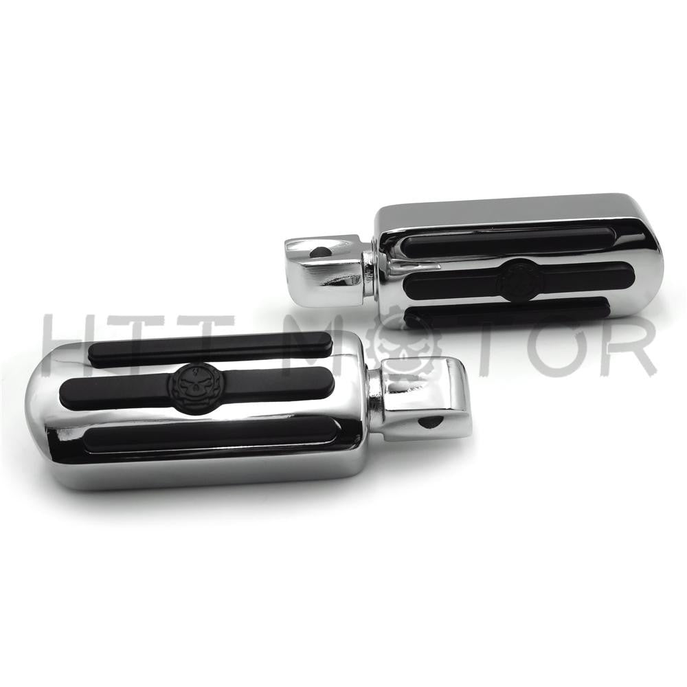 Groove Gear Skull Custom Footpegs For Kawasaki Rear Vulcan 1500 1600 1700 Classic