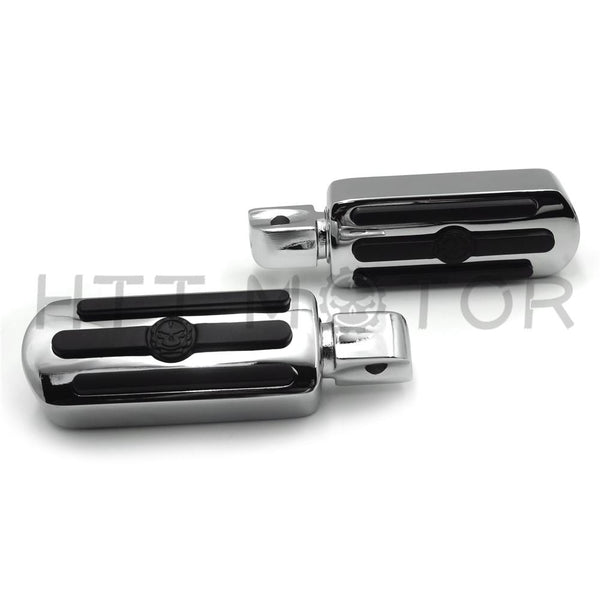Groove Gear Skull Custom Footpegs For Kawasaki Rear Vulcan 1500 1600 1700 Classic