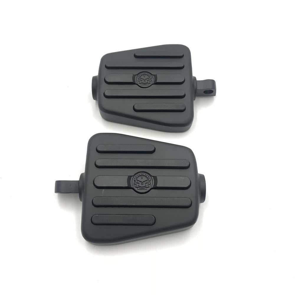 Gear Skull Foot Pegs footrest For 84-18 Harley Touring Sportster Dyna Softail