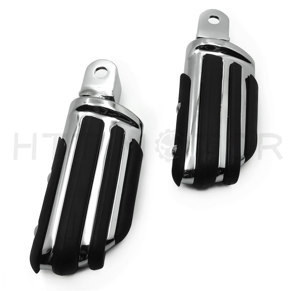 Honda Fury VT1300 Shadow Aero Phantom Spirit cruiser Chrome Rubber Pilot footpeg