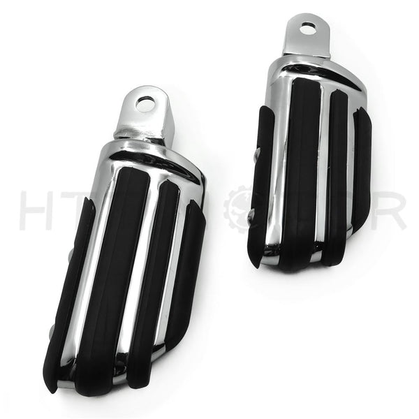 Honda Fury VT1300 Shadow Aero Phantom Spirit cruiser Chrome Rubber Pilot footpeg